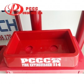 Kệ Đôi Đựng Bình Chữa Cháy Bằng Nhựa